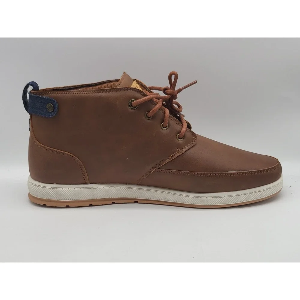 Levi's Atwater Mens Waxed Sneaker Boots British Tan Brown NWOB Size 13 Chukka